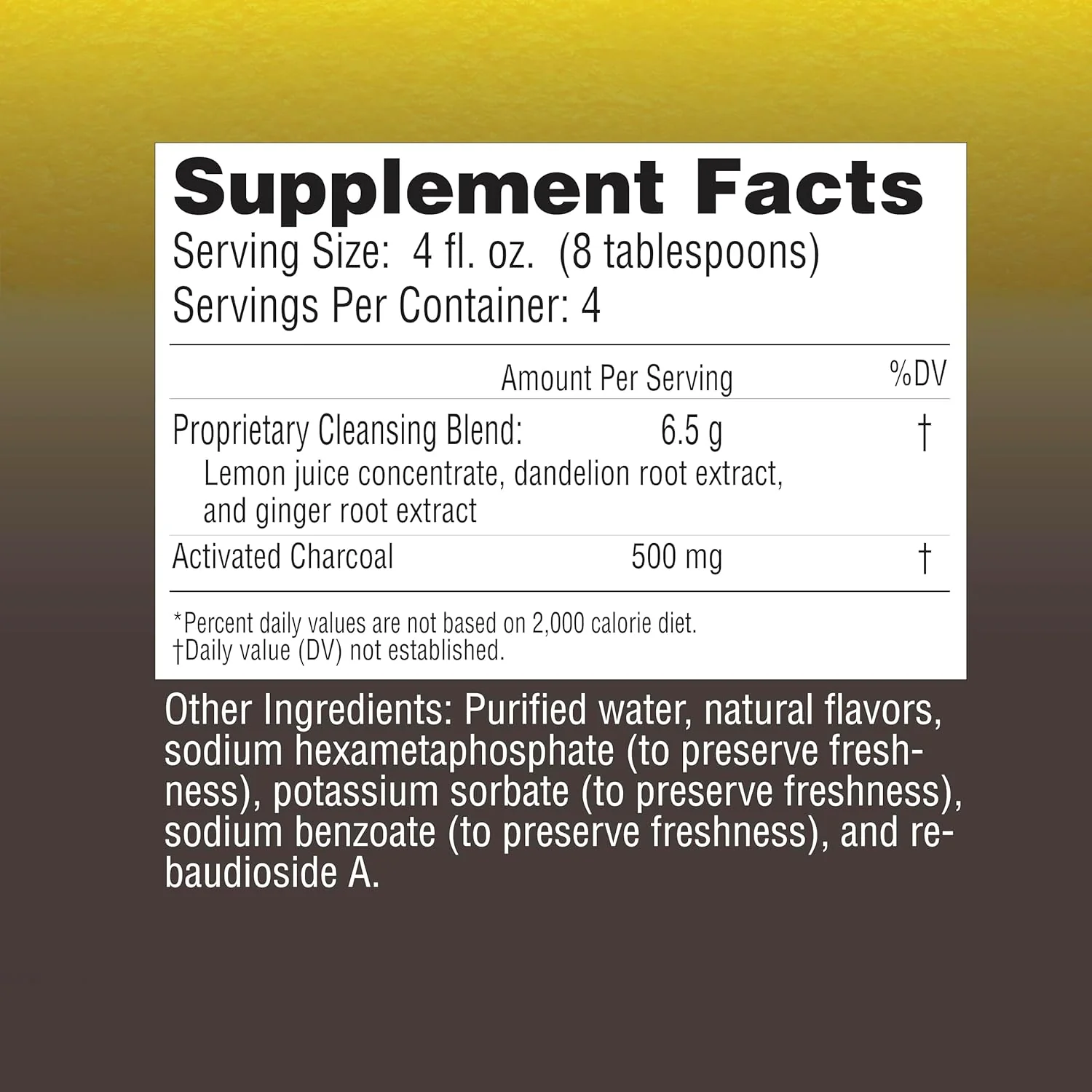 Dirty Cleanse Lemon Detox Elixir 16Oz - Image 2