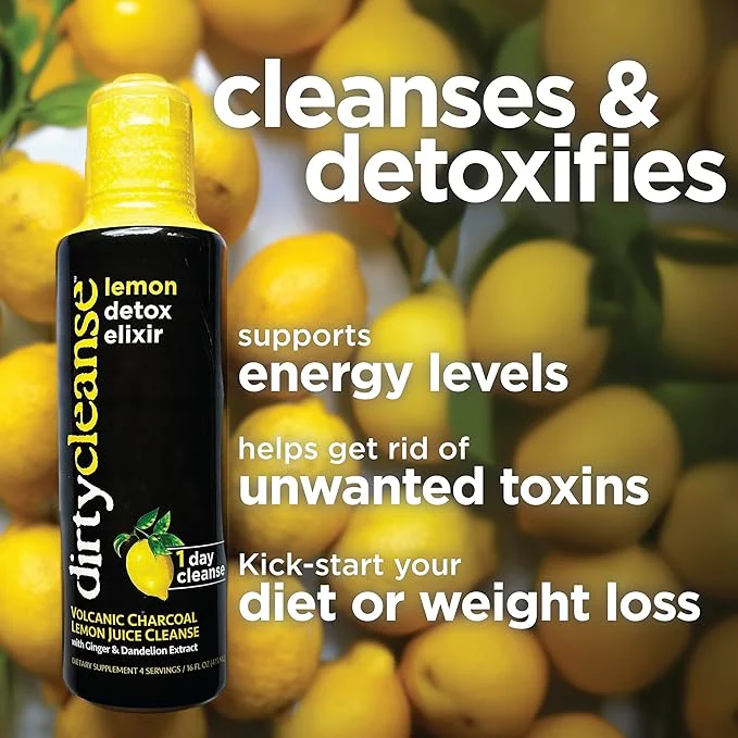 Dirty Cleanse Lemon Detox Elixir 16Oz - Image 3