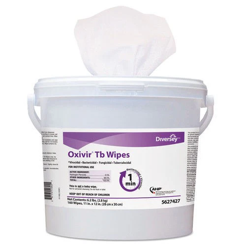 Oxivir Diversey Tb Ready-to-Use Disinfectant Cleaning Extra Large Wipes 160 ct
