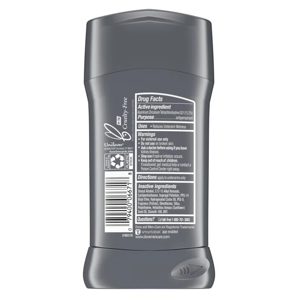 Dove Men+Care Antiperspirant Deodorant Stick Clean Comfort 2.7 oz - Image 3