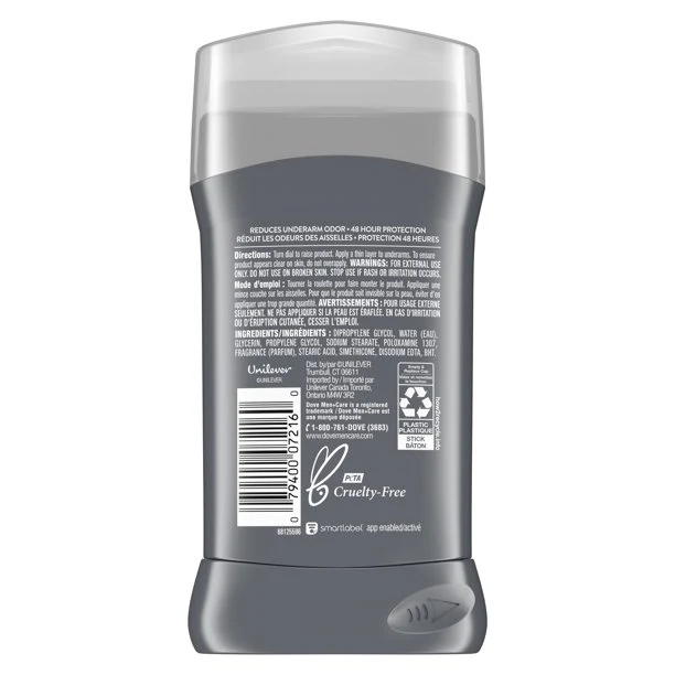 Dove Men + Care Deodorant Stick Clean Comfort 3Oz - Image 3