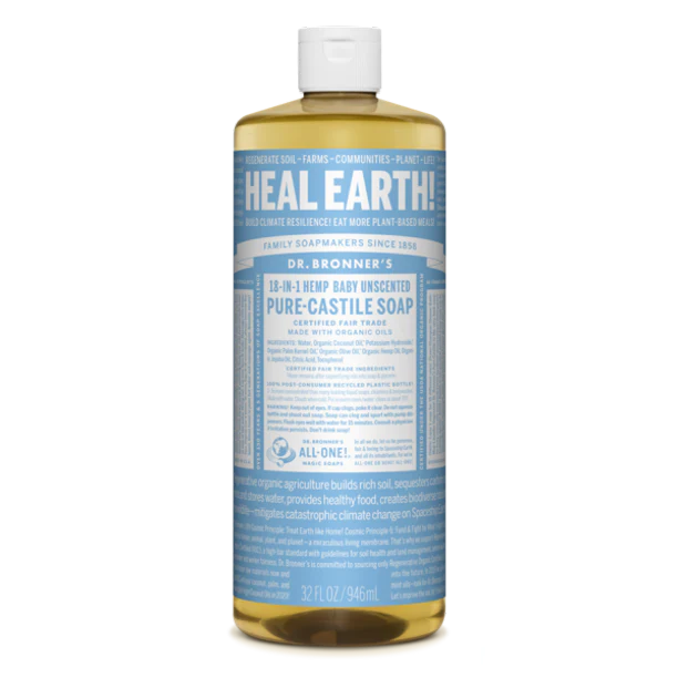 Dr. Bronner's Citrus Baby Unscented Pure-Castile Soap 2 oz
