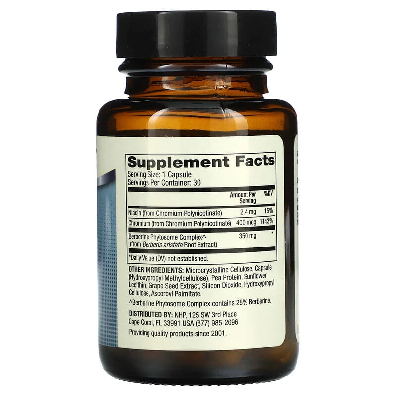 Dr. Mercola Biotin Berberine With Chromium Capsules 30ct - Image 2
