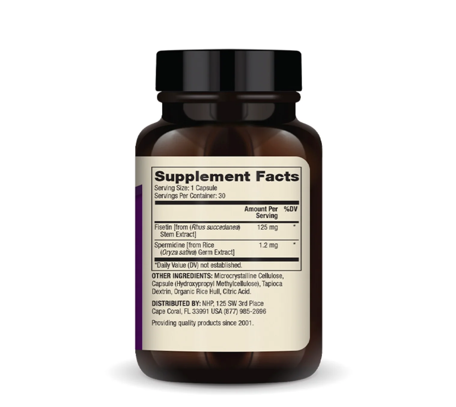 Dr. Mercola Fisetin and Spermidine 30 Capsules - Image 2