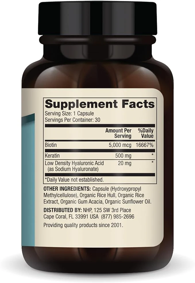 Dr. Mercola Hair Skin & Nails Capsules 30ct - Image 2