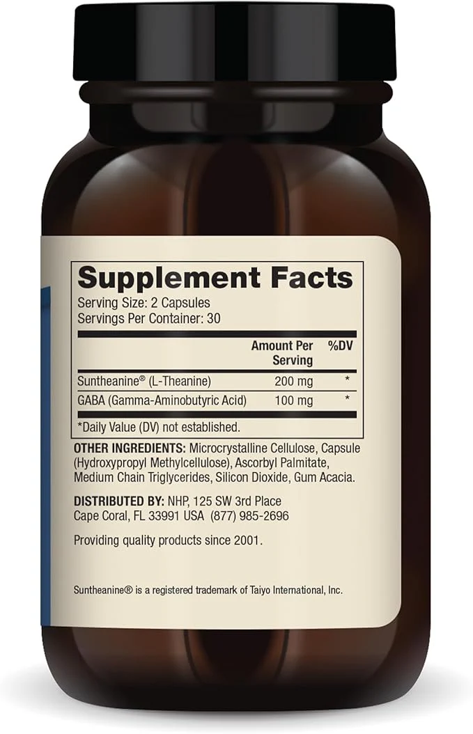 Dr. Mercola L-Theanine Plus Gaba Capsules 60ct - Image 2