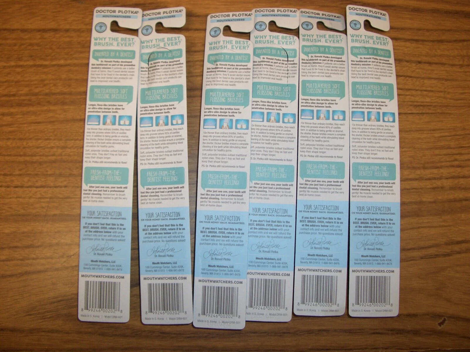 Dr. Plotka Super-Soft Flossing Bristles Adult Toothbrush - Turquoise - 1 Brush - Image 3
