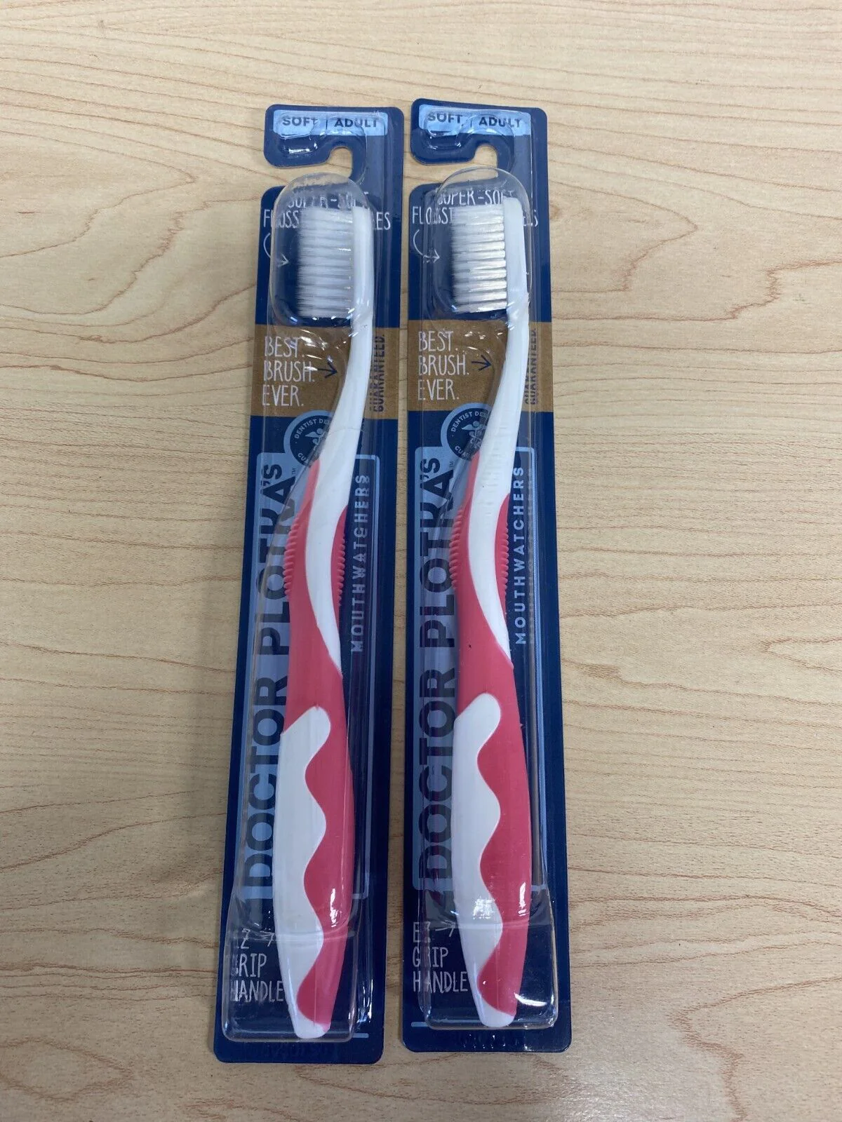 Dr. Plotkas Mouthwatchers HG2641785 Adult Rose Toothbrush - Case of 6