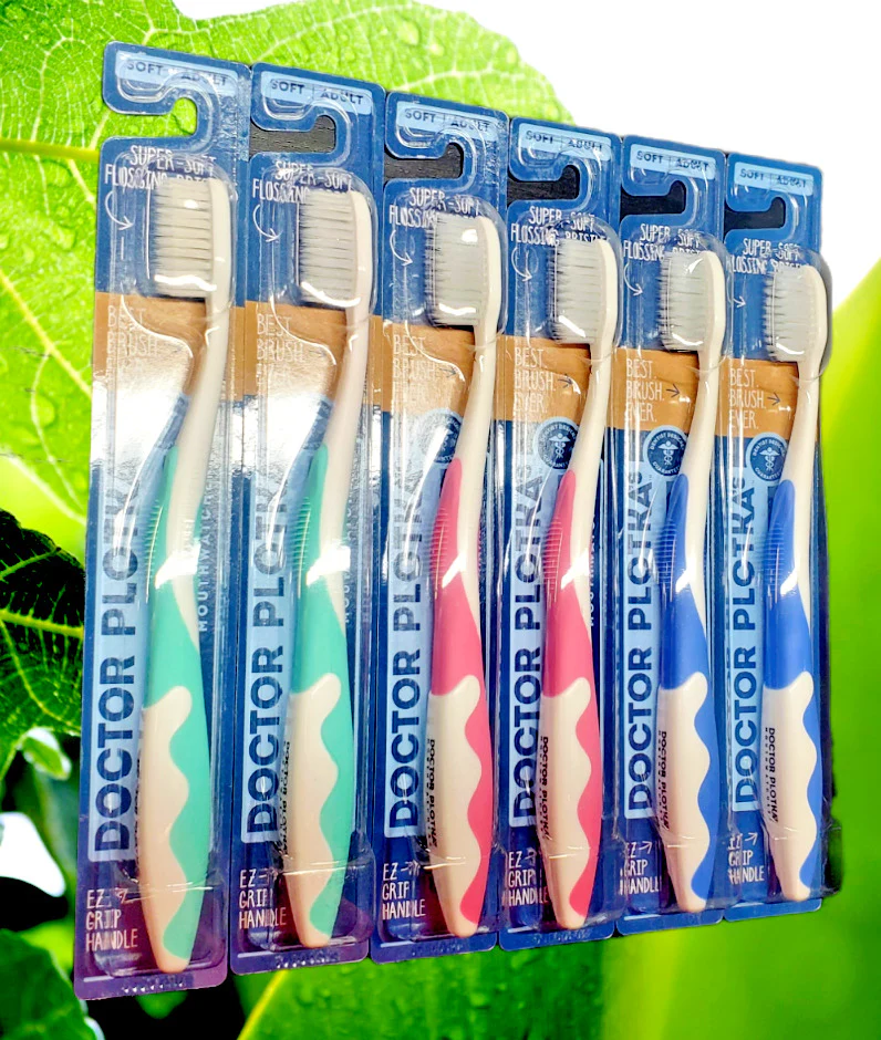Dr. Plotkas Mouthwatchers HG2641793 Adult Blue Toothbrush - Case of 6 - Image 2