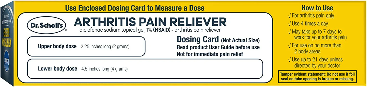 DR.SCHOLLS ARTHRITIS PAIN RELIEVER 1.76 Oz - Image 5