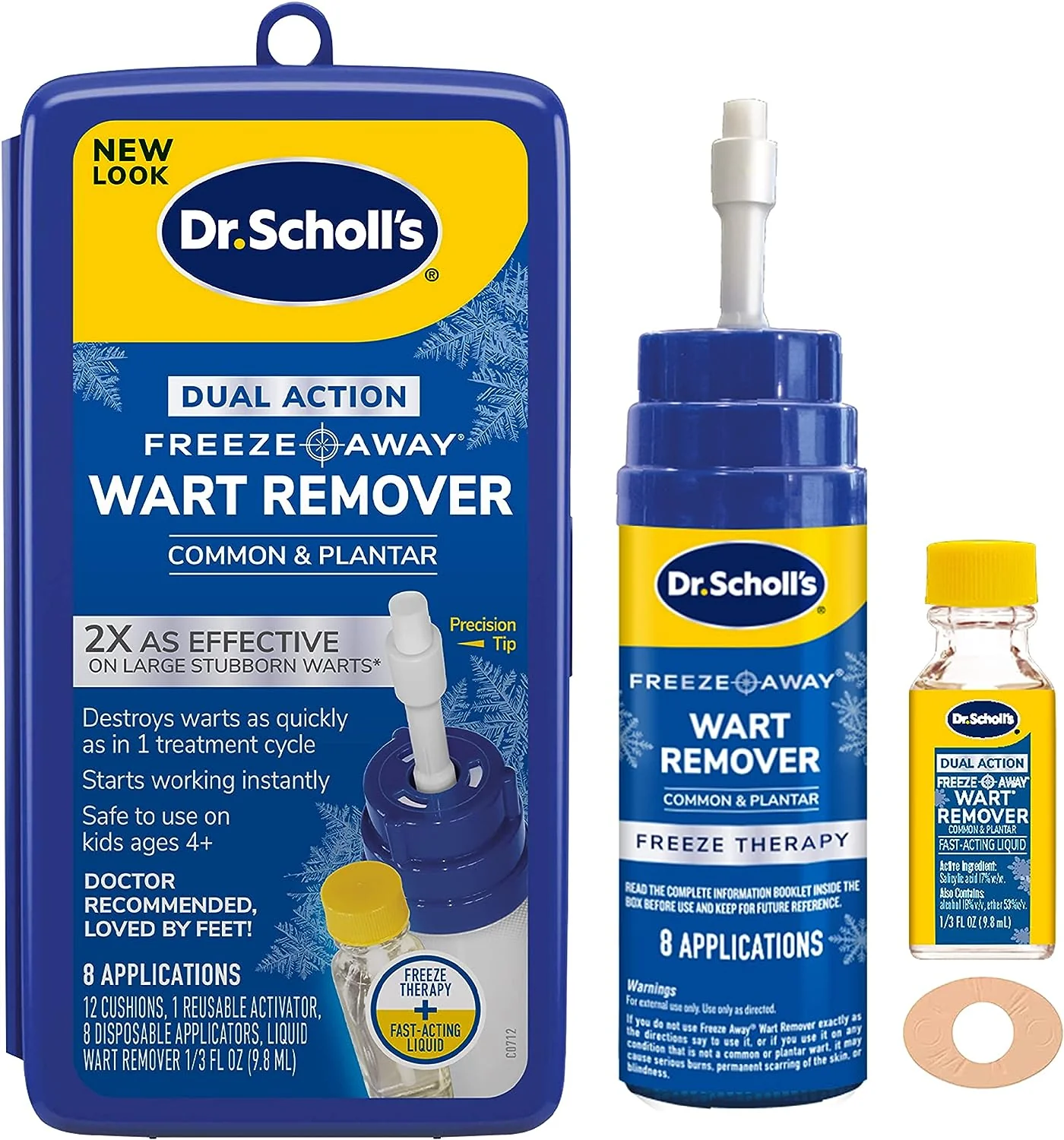 Dr.Scholls Dual Action Freeze Away Treatment 8ct