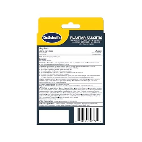 Dr. Scholl's Plantar Fasciitis Pain Patches with Hydrogel Flexible Technology - 8ct - Image 2