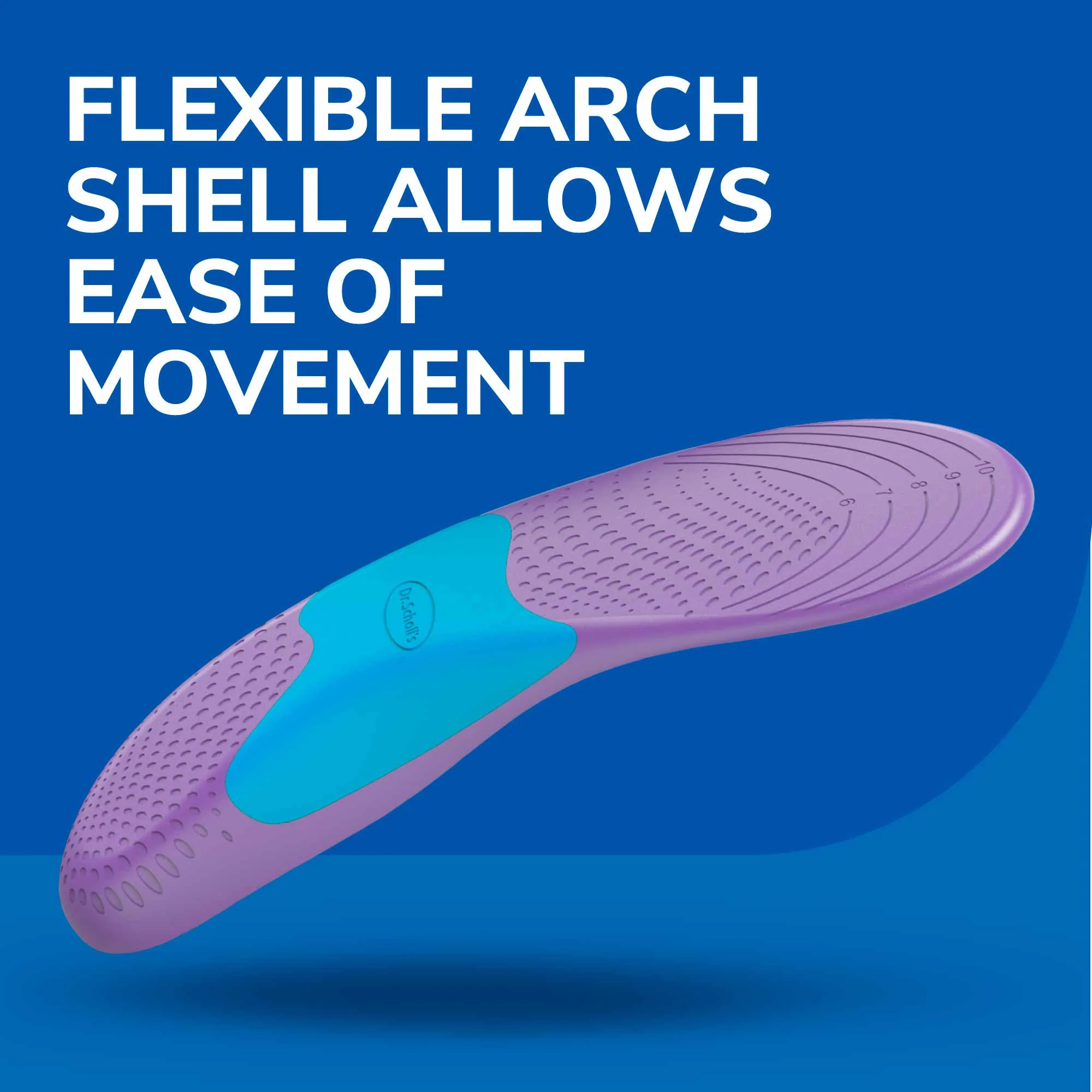 Dr. Scholl's Walk Longer Insoles Women's, 1 Pair, Size 6-10, Trim to Fit - Image 3