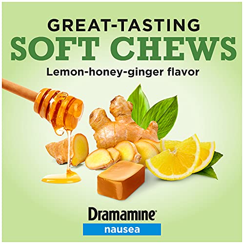 Dramamine Advanced Herbals Nausea, Morning Sickness Relief Soft Ginger Chews - 20ct - Image 6
