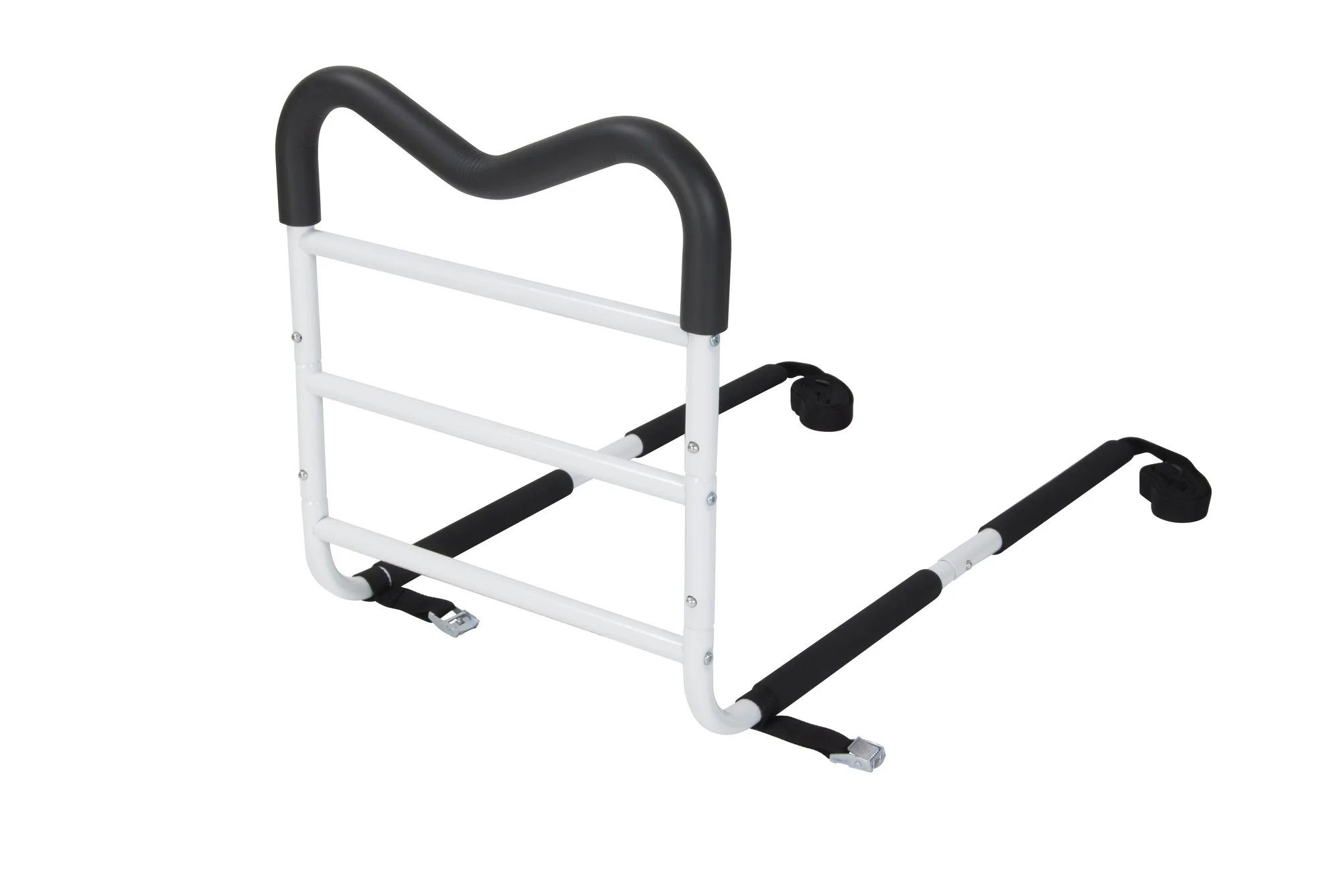 Drive Medical 1222p M-Rail Home Bed Assist Handle with Pouch, White