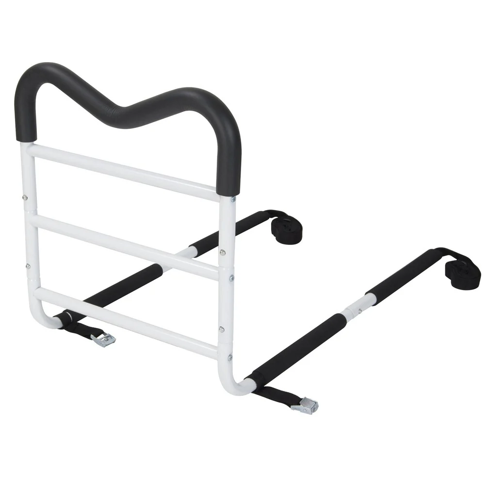 Drive Medical 1222p M-Rail Home Bed Assist Handle with Pouch, White - Image 2