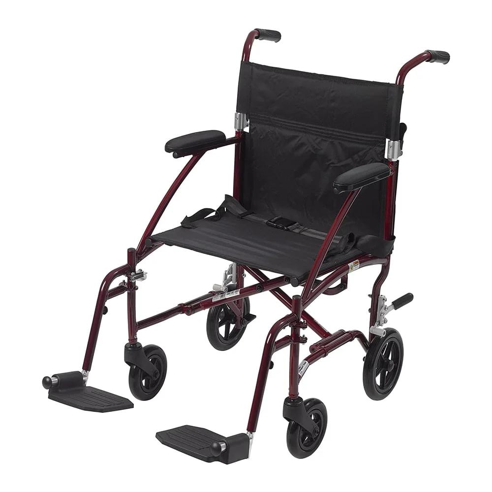 Drive Medical Fly Lite Ultra Lightweight Transport Wheelchair - Image 2