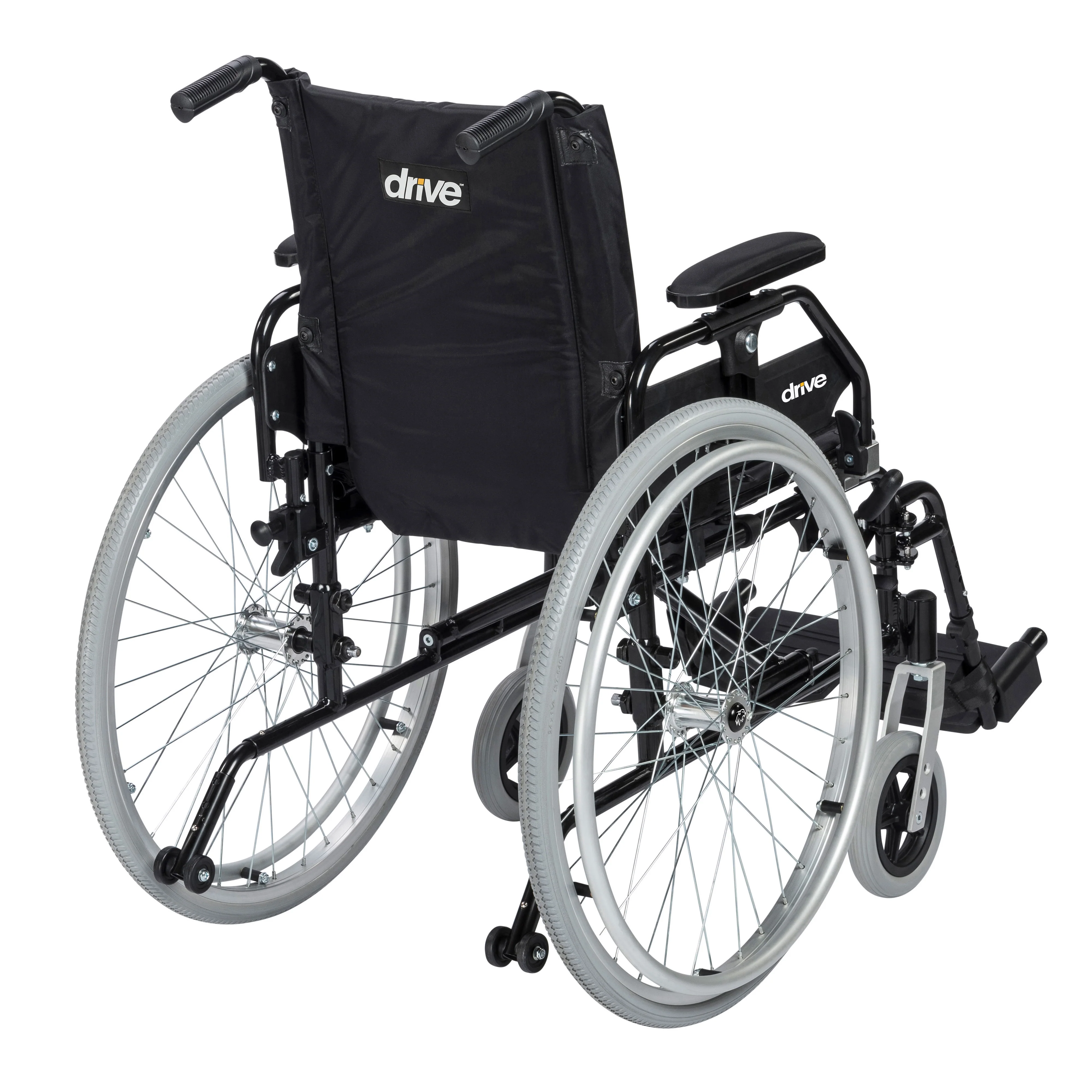 Drive Medical Lynx Ultra Lightweight Wheelchair, Swing away Footrests, 18" Seat - Image 2