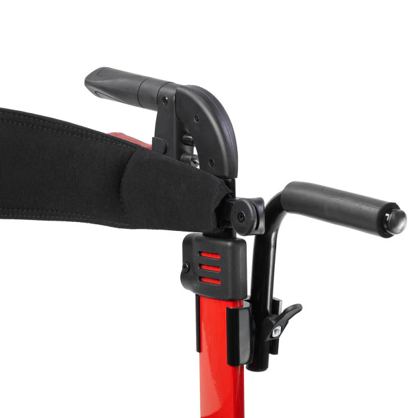 Drive Medical Nitro Duet Dual Function Rollator Rolling Walker, Red - Image 4
