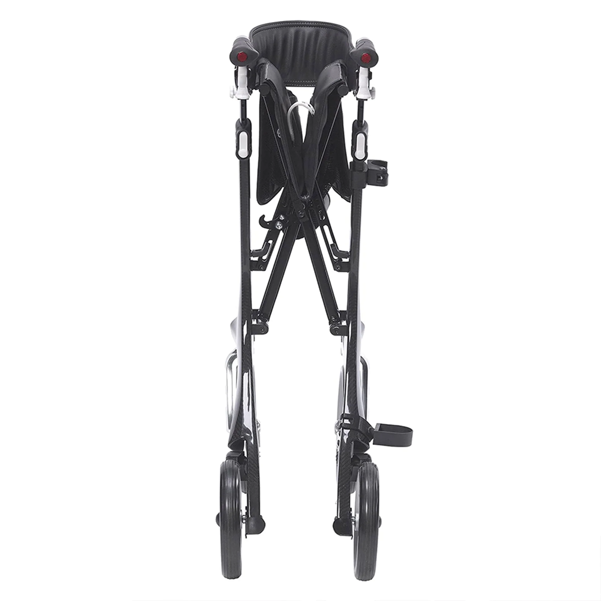Drive Medical Nitro Elite CF Carbon Fiber Rollator Rolling Walker, Black - Image 2