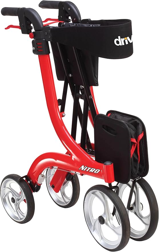 Drive Medical Nitro Euro Style Rollator Rolling Walker - Image 3