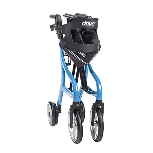 Drive Medical Nitro Sprint Rollator Walker - Tall - Blue - Image 7