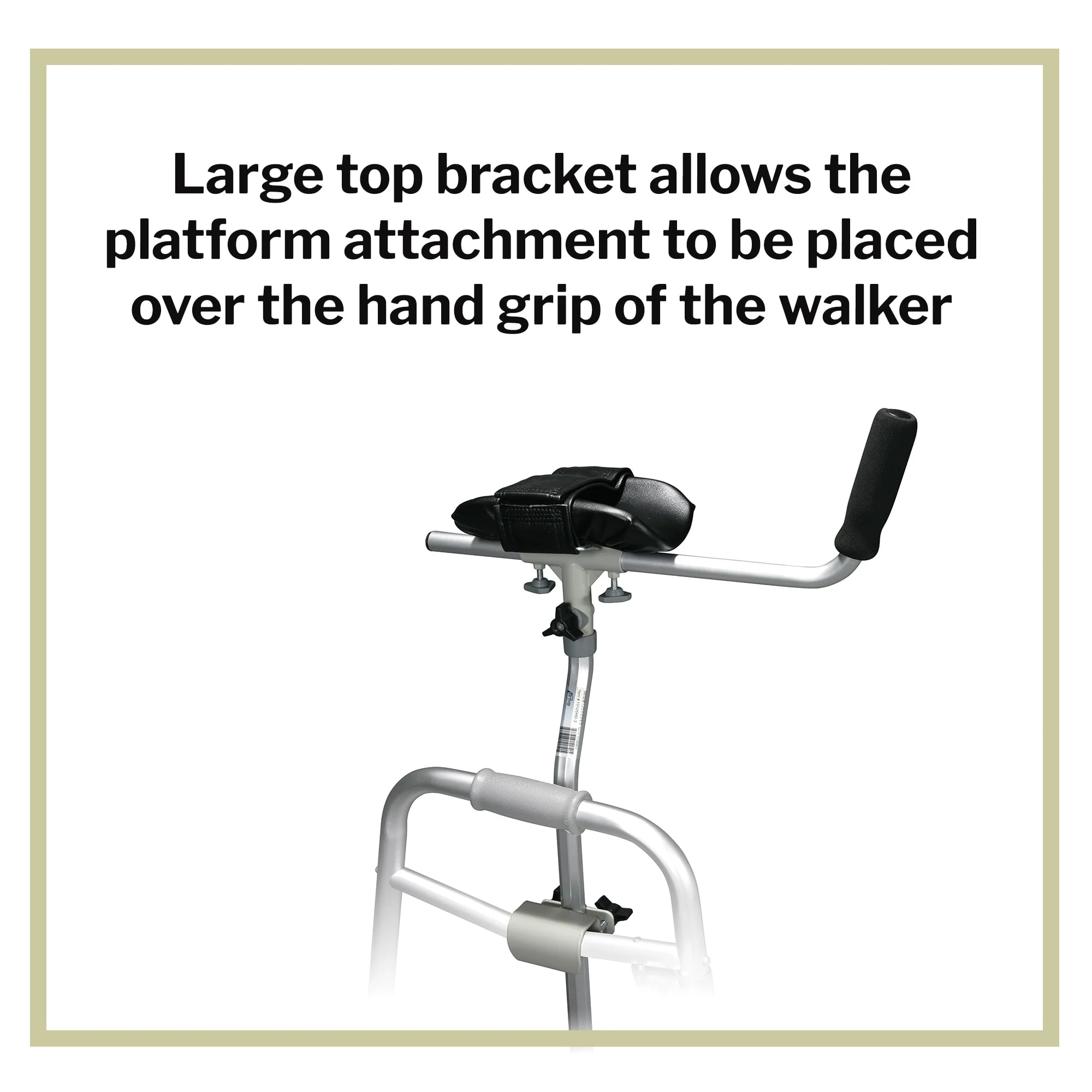 Drive Medical Platform Walker/Crutch Attachment - Image 2