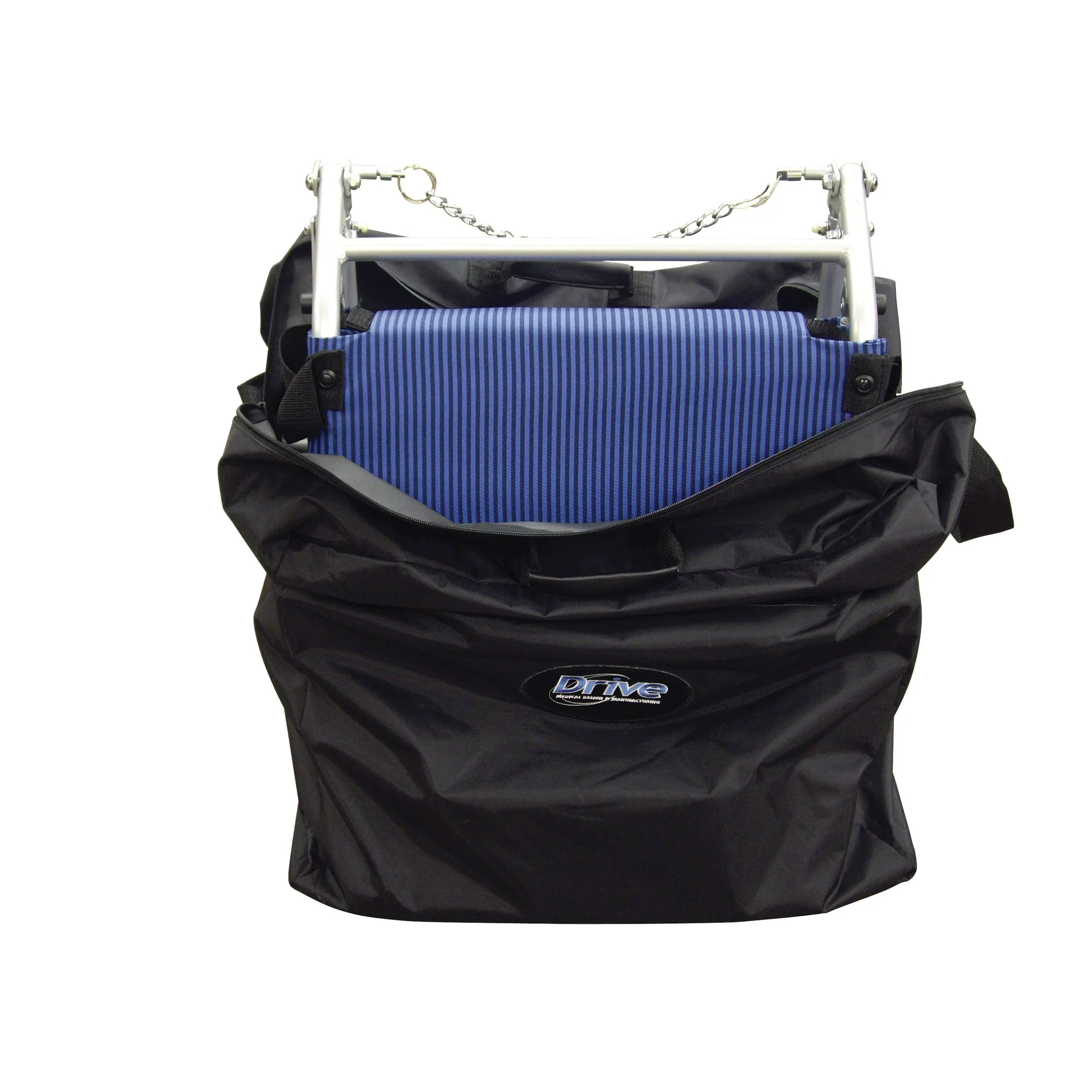 Drive Medical Super Light Folding Transport Wheelchair with Carry Bag - Image 2