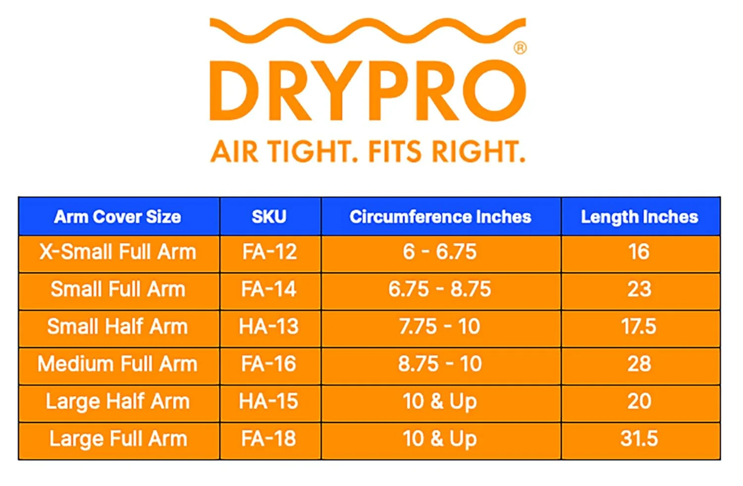 Drypro Waterproof Protector Half Arm L - Image 3
