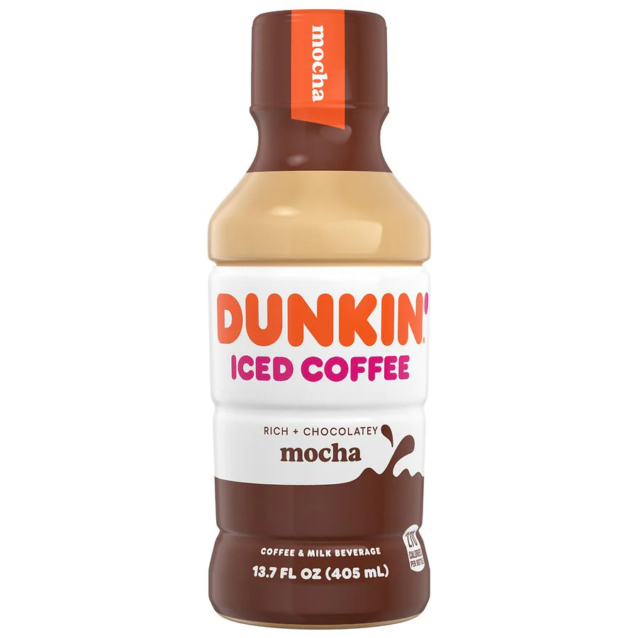 Dunkin Donuts Iced Coffee Mocha 13.7oz