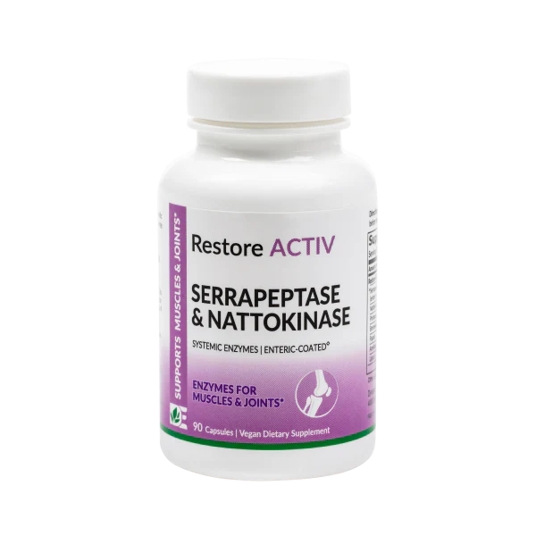 Dynamic Enzymes Restore Active Serrapeptase & Nattokinase 90 Capsules