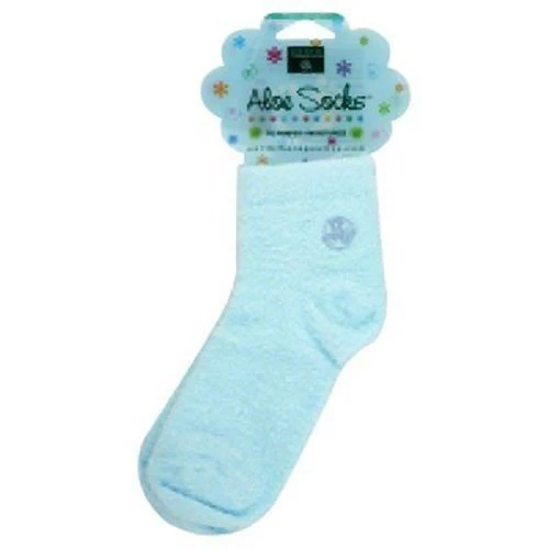 Earth Therapeutics, Aloe Infused Socks Blue, 1 Pair - Image 2