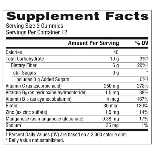 Emergen-C Zero Sugar Assorted Fruit Gummy Vitamins - 36ct - Image 8