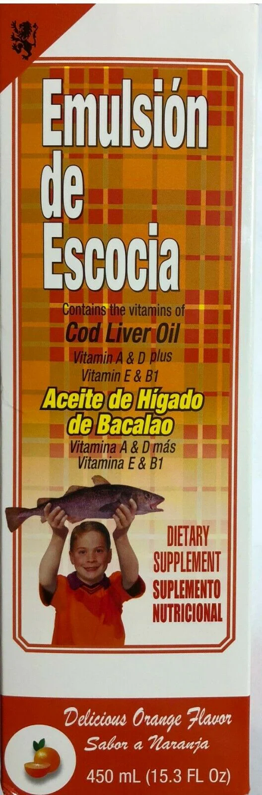 Emulsion De Escocia Cod Liver Oil 6.5 oz - Image 5