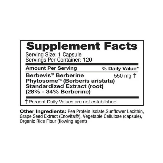 Enzymedica Berberine Phytosome Capsules 60ct - Image 2