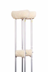 Essential Medical Crutch Covers Sheepette Arm & Grip Set