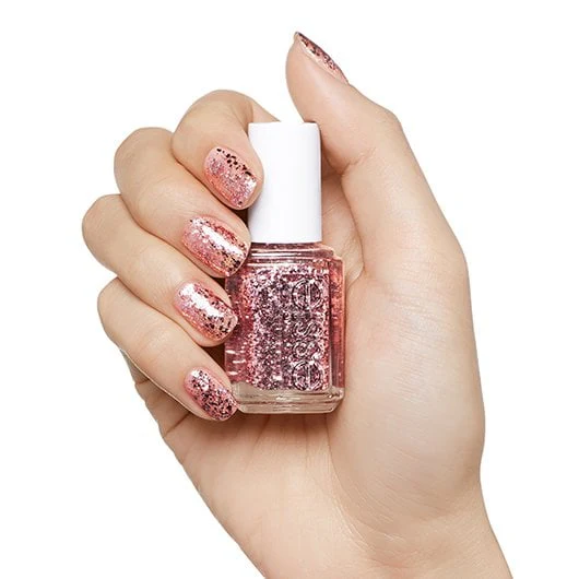 Essie Nail Color Luxe Effect A Cut Above Pink Glitter - Image 2