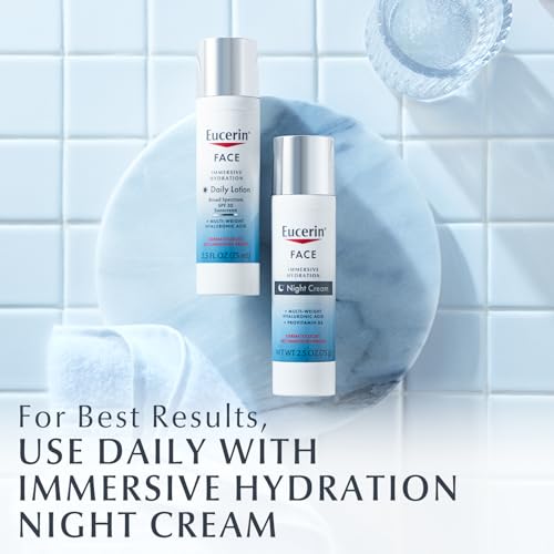 Eucerin Face Immersive Hydration Daily Lotion Broad Spectrum SPF 30 Sunscreen 2.5 fl oz - Image 14