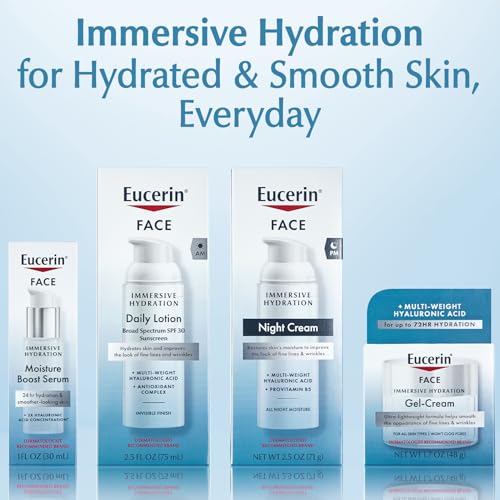 Eucerin Face Immersive Hydration Daily Lotion Broad Spectrum SPF 30 Sunscreen 2.5 fl oz - Image 5