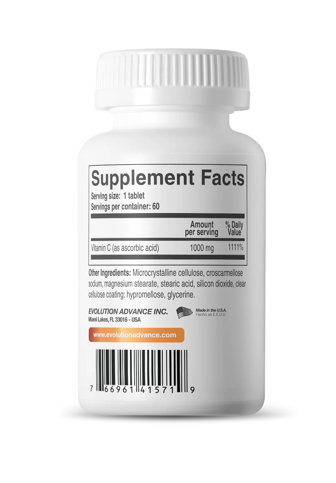 Evolution Advance Vitamin C 1000mg Tablets - Image 3