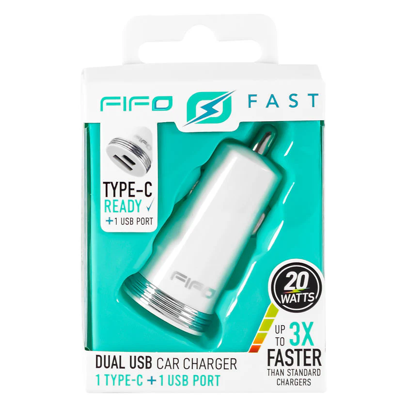 Fifo Car Charger Type C