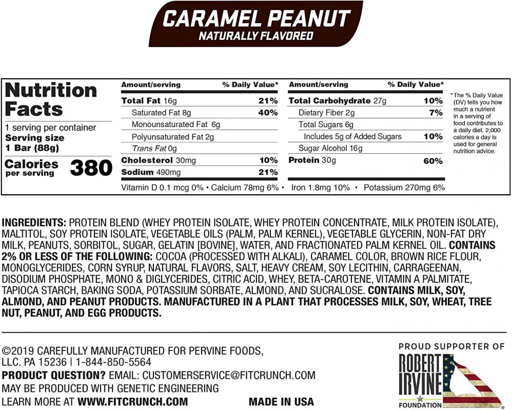 FitCrunch Bar Caramel Peanut - Image 2