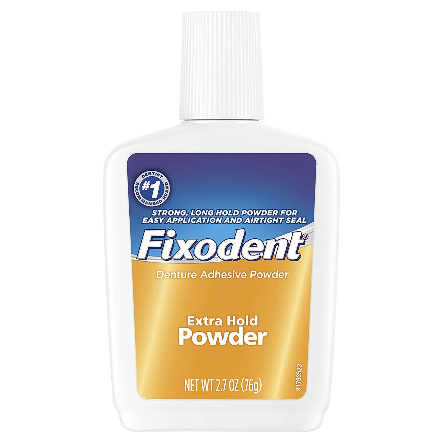 Fixodent Extra Hold Denture Adhesive Powder 2.7 Oz - Image 2