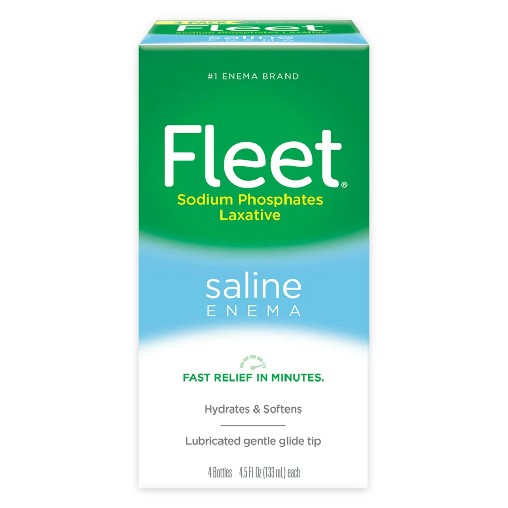 Fleet Laxative Saline Enema, 4 Bottles 4.5 Oz - Image 2