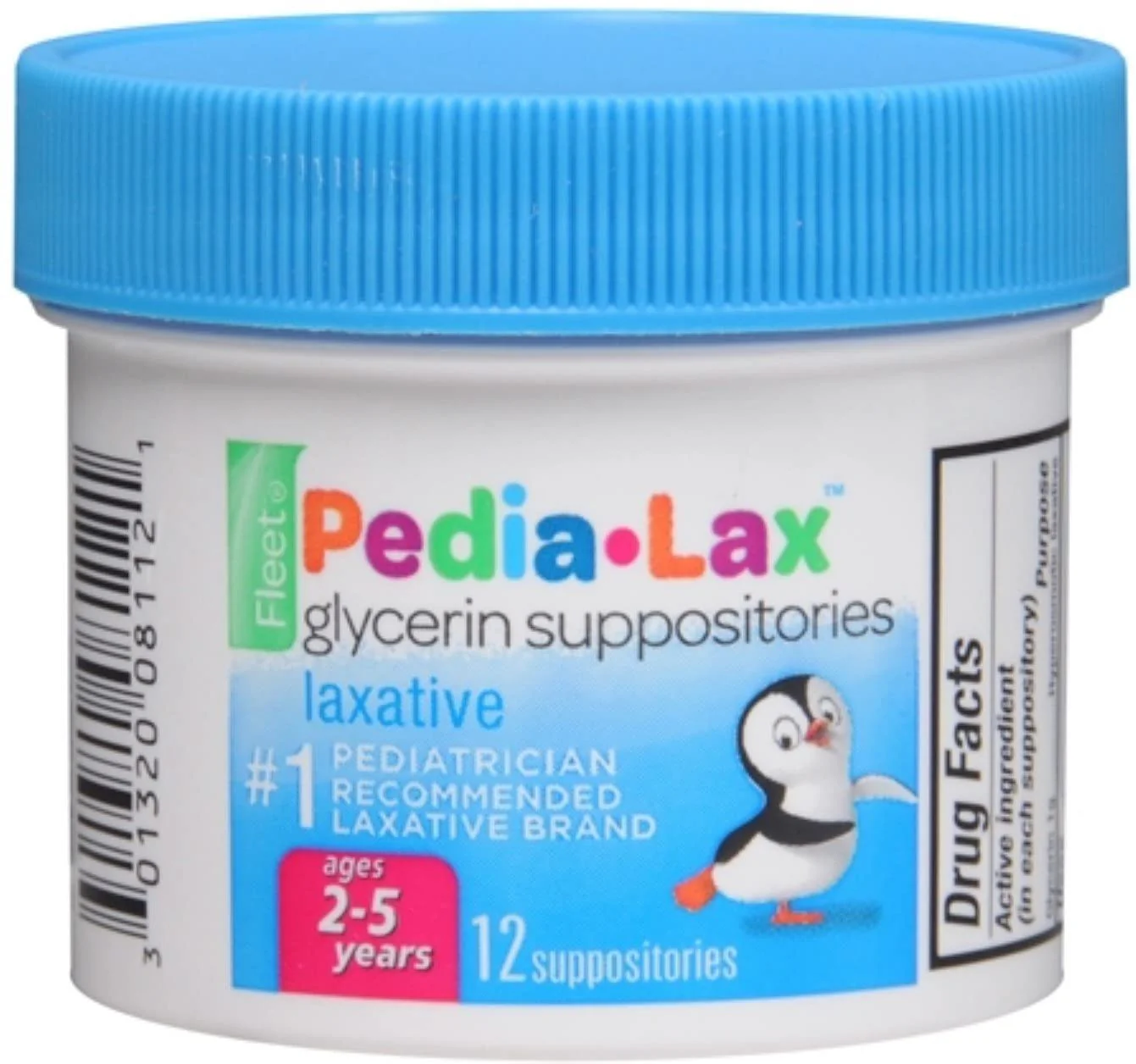 Fleet Pedia-Lax Children's Glycerin 12 Suppositories