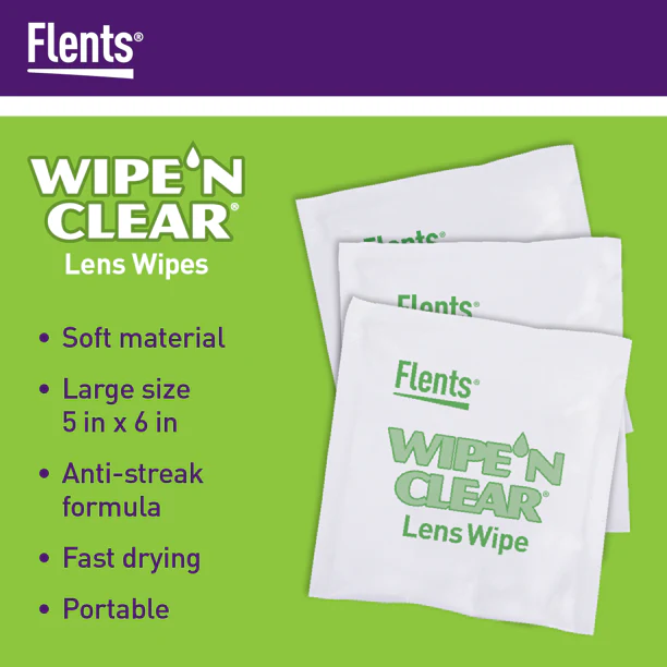 Flents Wipe 'n Clear¨ Lens Wipes Biodegradable - Image 2
