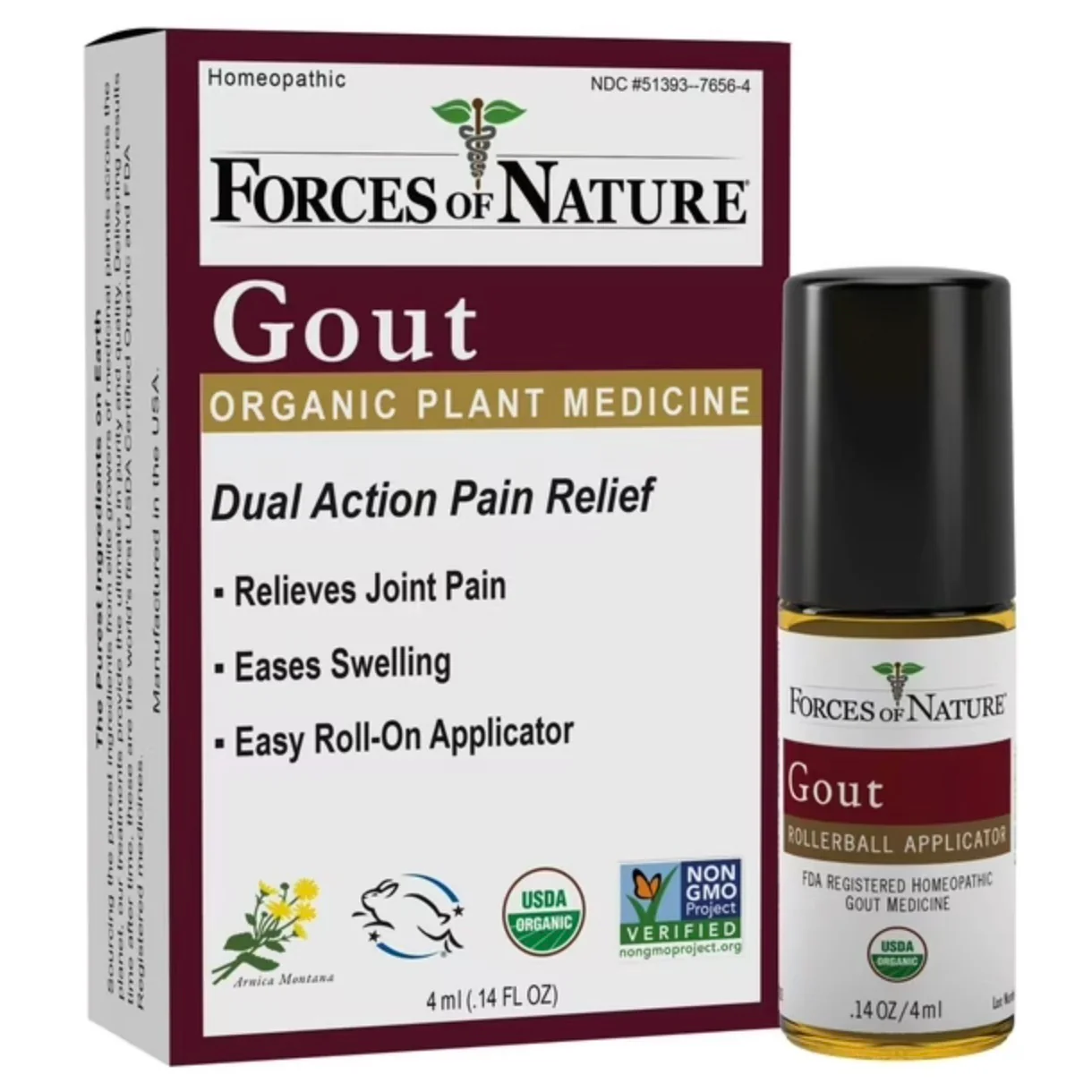 Forces Of Nature Gout Control For Pain 4ml