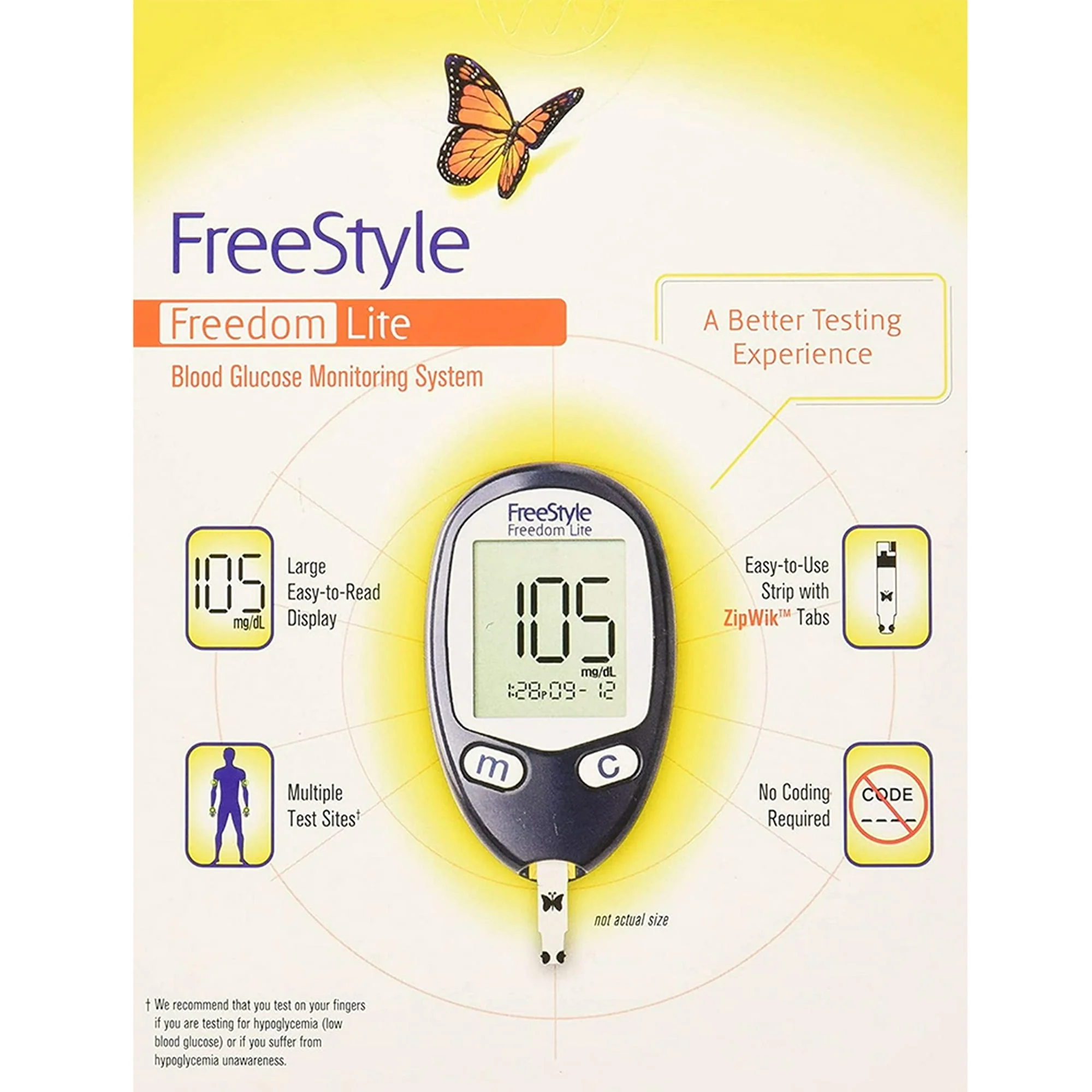 Freestyle Freedom Lite Blood Glucose Monitoring - Image 2