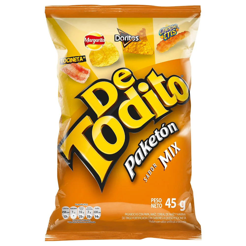 Frito Lay De Todito Paketon Mix, Variety Snack Pack