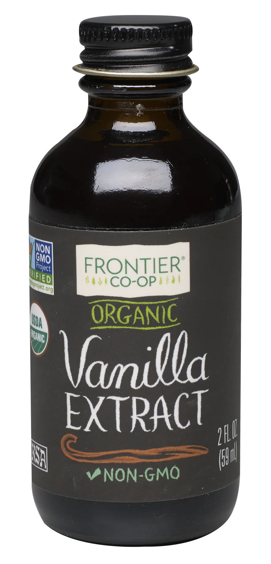 Frontier Co-Op Organic Extract Vanilla 2 Fl Oz